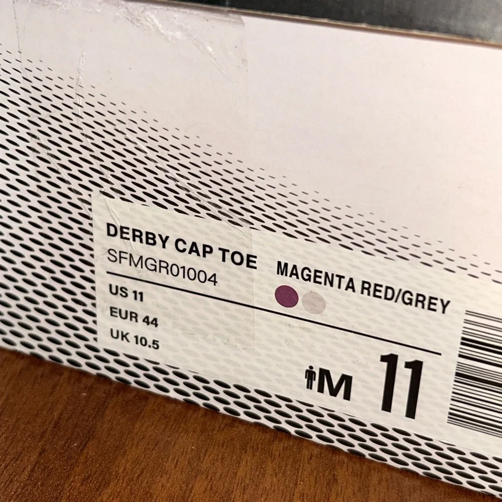 NIB men’s size 11 Stroll Derby Cap Toe Golf shoe